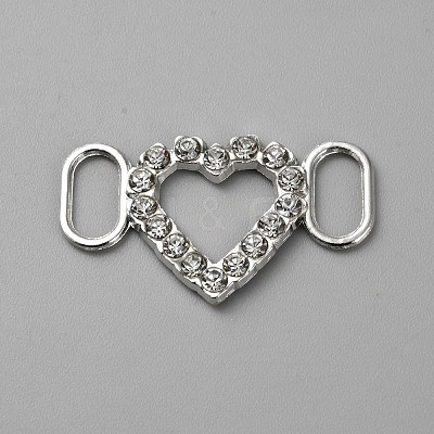 Alloy Rhinestone Buckle Clasps FIND-WH0110-725B-1