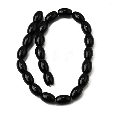 Natural Black Onyx Beads Strands G-F801-F02-04-1