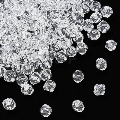 Imitation Austrian Crystal Beads SWAR-F022-4x4mm-001-1