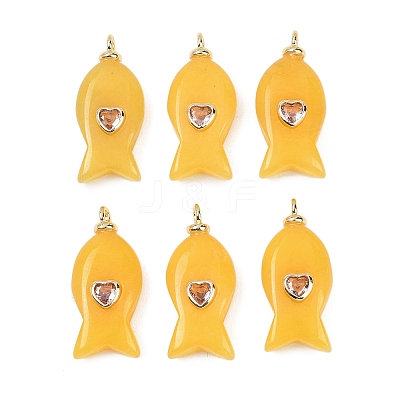 Dyed Natural White Jade Pendants X-G-Z134-06G-01-1