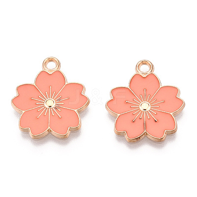 Alloy Enamel Pendants X-ENAM-S121-115I-1