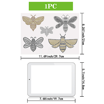 Glass Hotfix Rhinestone DIY-WH0303-252-1