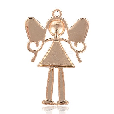 Tibetan Style Girl Alloy Big Pendants PALLOY-E391-36KCG-1