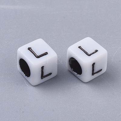 Opaque Acrylic Beads X-MACR-S299-054C-1