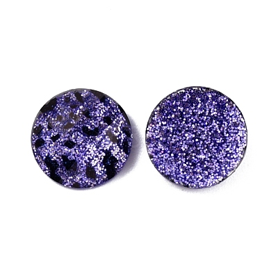 Printed Resin Cabochons CRES-WH0010-5-1