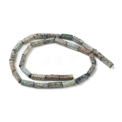 Natural African Turquoise(Jasper) Beads Strands X-G-G837-02-1
