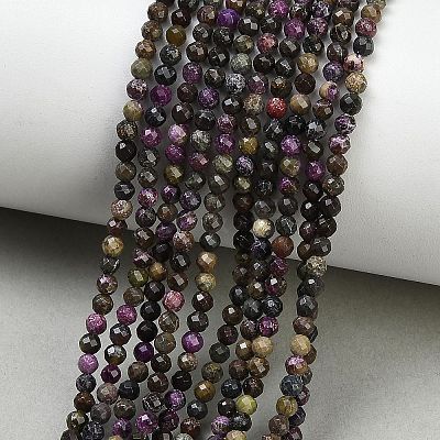 Natural Atlantisite Stichtite Beads Strands GG-CBA3921-A01-3mm-1