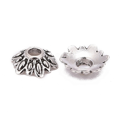 Tibetan Style Bead Caps LFH10352Y-NF-1