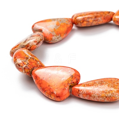 Natural Imperial Jasper Bead Strands G-C074-04G-1