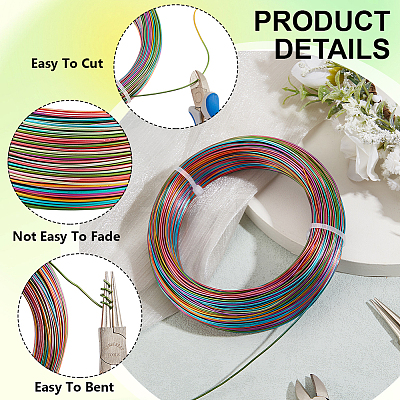 1 Roll Gradient Color Aluminum Wire AW-BC0003-38A-1