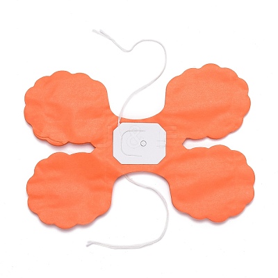 3m Clover Paper Pull Flowers AJEW-WH0022-11C-1