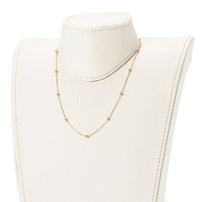 Brass Satellite Chain Necklaces NJEW-JN03559-02-1
