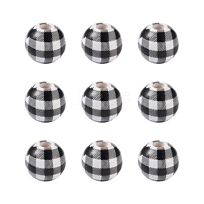 Natural Wooden Beads WOOD-TAC0010-05A-1