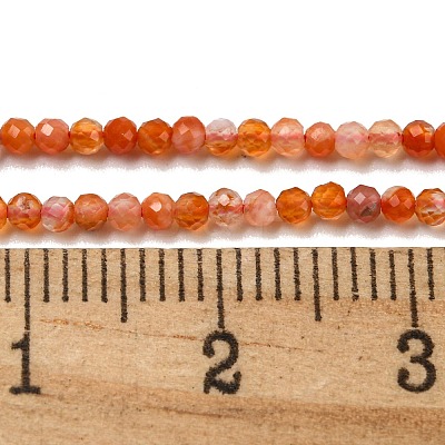 Natural Carnelian Beads Strands X-G-A129-A01-01-1