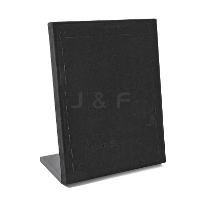 1Pc Wood Finger Ring Display Stands and 2Pcs Acrylic Ring Displays ODIS-PH0001-46-1