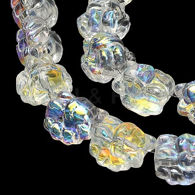 Mixed Styles Electroplate Glass Bead Strands EGLA-H110-01-1