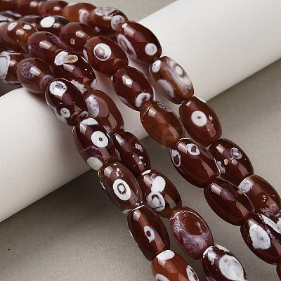 Natural Agate Beads Strands G-F811-B01-01-1