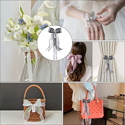 Bowknot Lace Brooches for Clothes JEWB-WH20014-06D-1