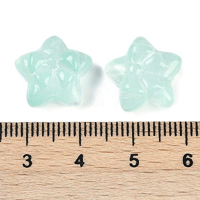 Transparent Spray Paint Glass Beads X1-GLAA-H035-02I-1