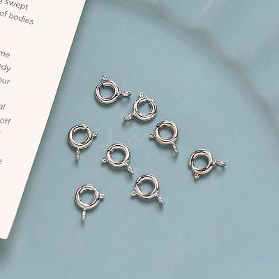 Brass Spring Ring Clasps PW-WG054AF-06-1