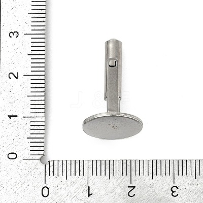 Non-Tarnish 304 Stainless Steel Cuff Buttons STAS-H124-10P-1