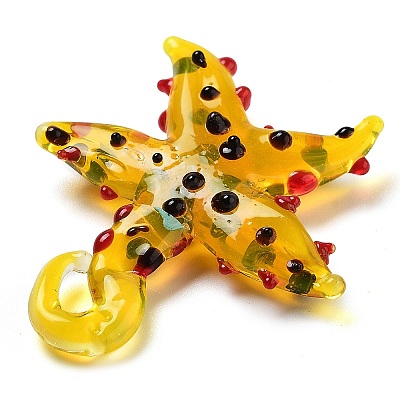 Handmade Lampwork Pendants LAMP-A004-05F-1