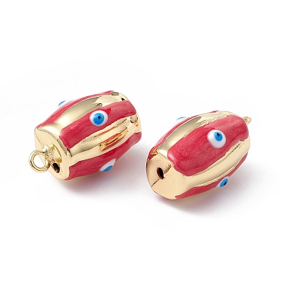Brass Enamel Pendants KK-A176-03G-04-1
