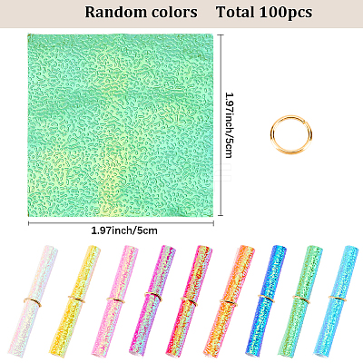 100Pcs Paper Message in a Bottle Capsule Letter Roll AJEW-SC0004-36B-1