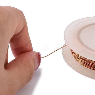 Round Copper Wire for Jewelry Making LS-CWIR-WH0001-0.5mm-02-1-1