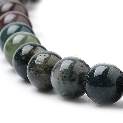 Natural Indian Agate Beads Strands X-G-S259-31-8mm-1