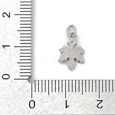 Brass Micro Pave Cubic Zirconia with Enamel Charms KK-G526-08P-1
