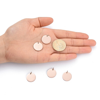 Ion Plating(IP) 304 Stainless Steel Pendants STAS-I311-32G-RG-1
