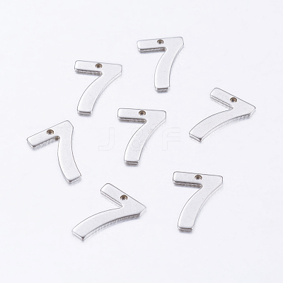Tarnish Resistant 201 Stainless Steel Pendants STAS-F128-01P-7-1