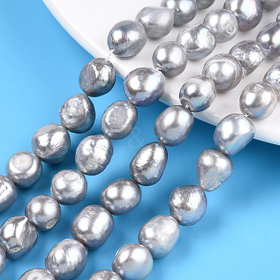 Natural Cultured Freshwater Pearl Beads Strands PEAR-N014-10B-1