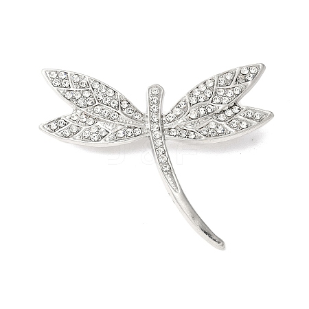 Dragonfly Alloy Brooches for Backpack Clothes JEWB-M067-10P-1