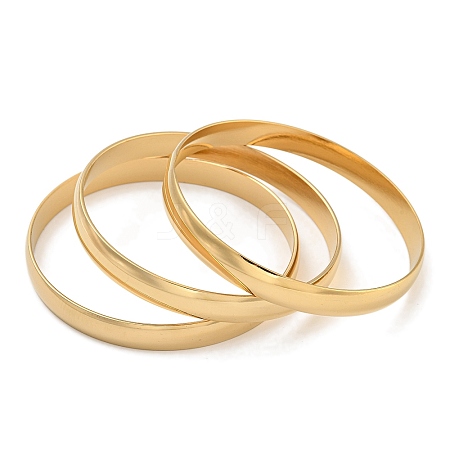 Fashion 201 Stainless Steel Bangle Sets BJEW-L664-019G-02-1-1