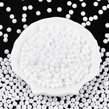 Opaque Baking Paint Glass Beads DGLA-T004-02A-1