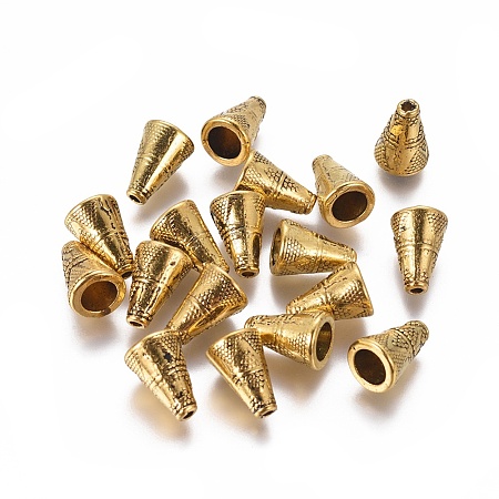 Tibetan Style Alloy Bead Cone LS-GLF0831Y-1