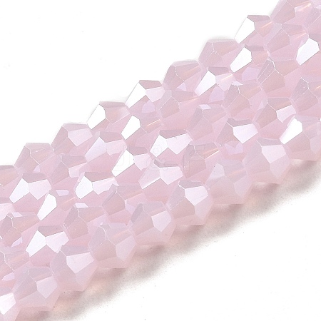 Imitation Jade Electroplate Glass Beads Strands LS-EGLA-A039-J2mm-A02-1