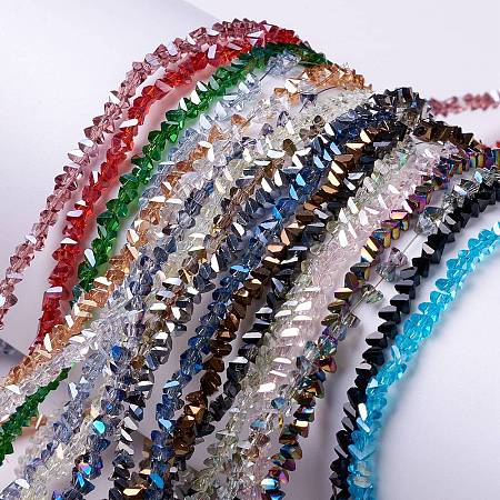 Transparent Glass Beads Strands GLAA-H022-09B-1