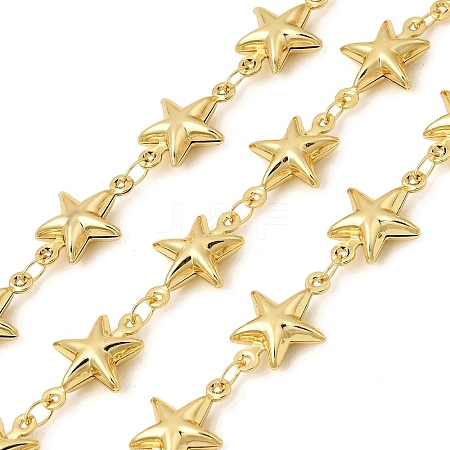304 Stainless Steel Star Link Chains CHS-C021-03A-G-1