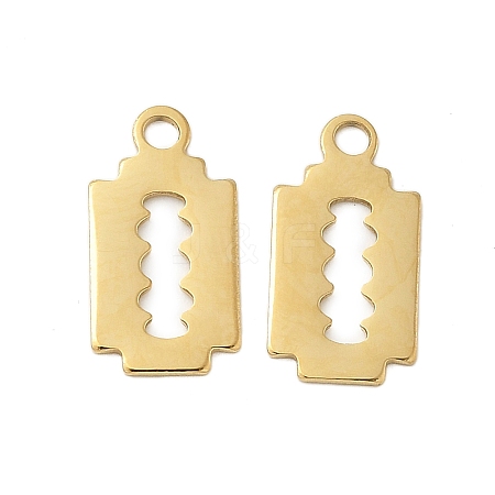 304 Stainless Steel Charms STAS-L080-460G-1