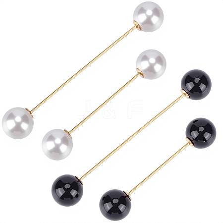 10Bags 2 Colors Alloy Kilt Pins for Clothes JEWB-CY0001-07-1