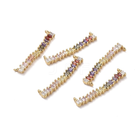 Brass Micro Pave Colorful Cubic Zirconia Pendants KK-I658-10G-1