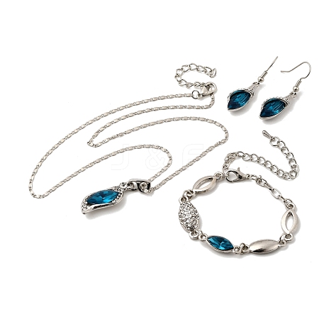Alloy Rhinestone Jewelry Sets FS-WGB491C-07-1