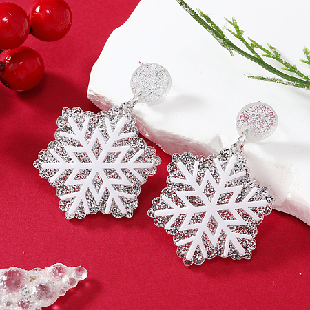 Christmas Acrylic Stud Earrings SK8065-5-1
