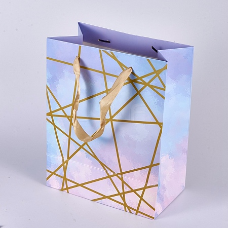 Paper Shopping Bags AJEW-WH0096-06B-1