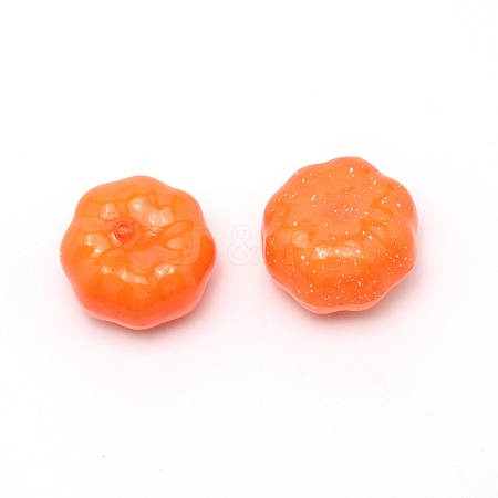 Creative Mini Foam Imitation Food Pumpkin DJEW-WH0037-37-1