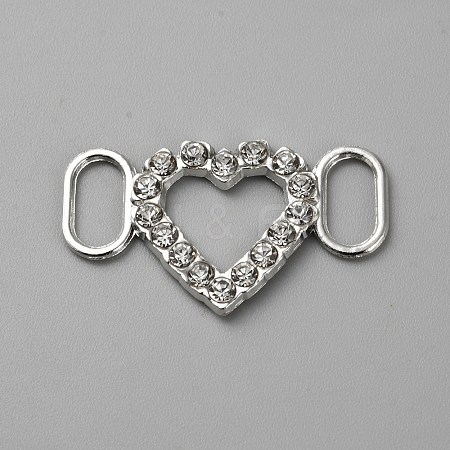 Alloy Rhinestone Buckle Clasps FIND-WH0110-725B-1