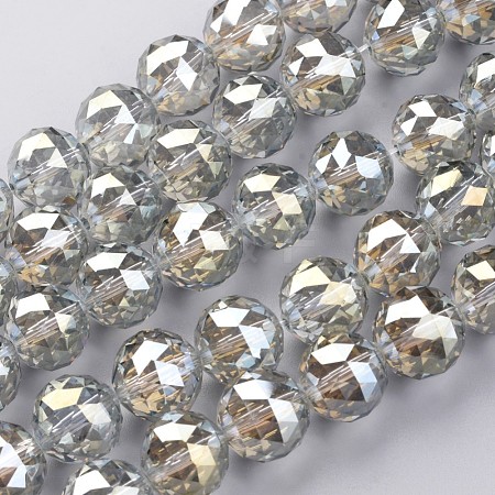 Electroplate Glass Bead Strands EGLA-J140-FR04-16mm-1